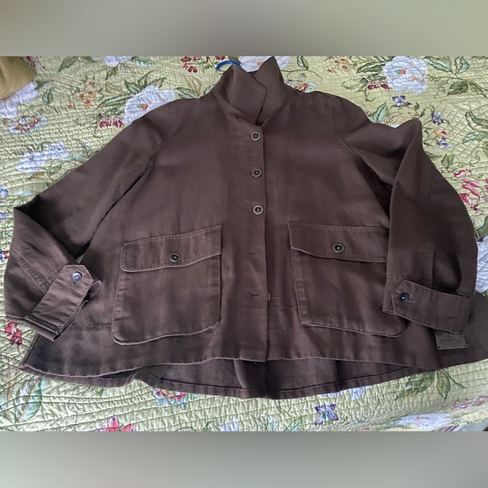 O'Neill Brown Utility Jacket - Picture 4 of 12